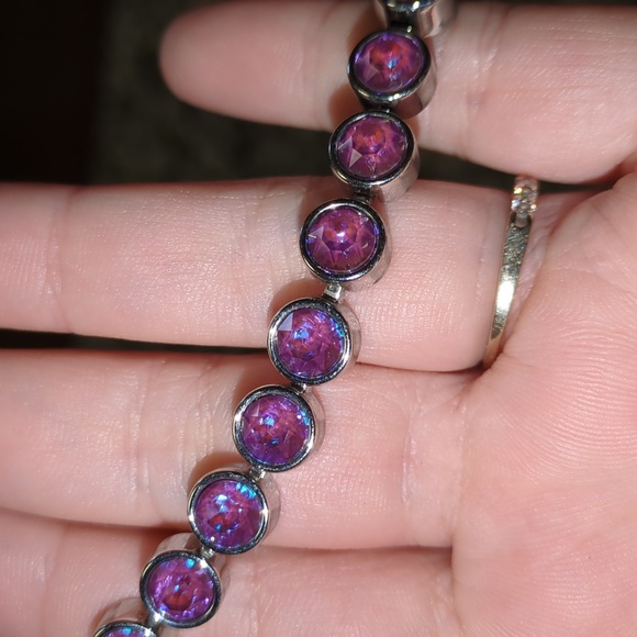 Ice bracelet purple iridescent color - Picture 3 of 5